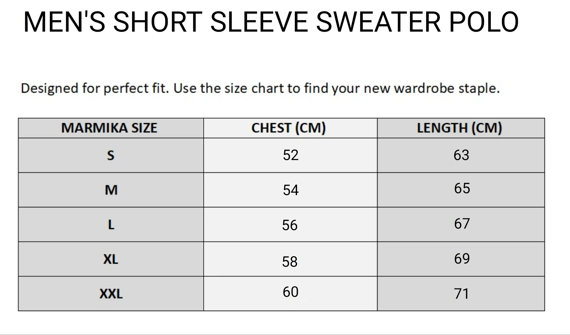 Size guide